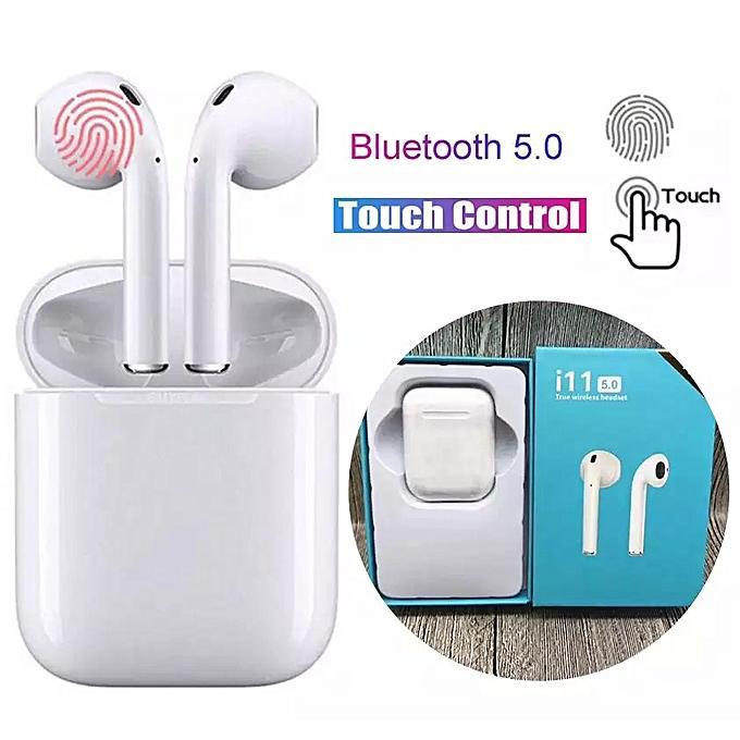 I11 TWS Bluetooth 5.0 - Écouteurs Stéréo Sans fil - Touch Control Pour IPhone / Android .