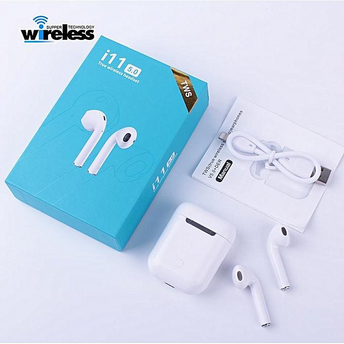 I11 TWS Bluetooth 5.0 - Écouteurs Stéréo Sans fil - Touch Control Pour IPhone / Android .